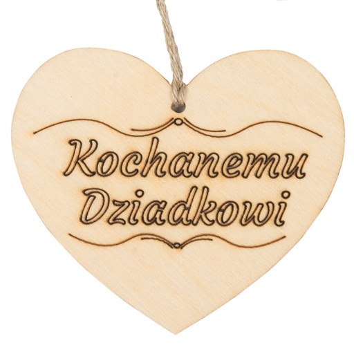 Prívesok na sviečku s nápisom pre dedka