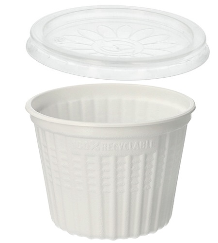 Ekologické nádoby na polievku 480ml / 500ml termo XPP-25ks + vrchnáky