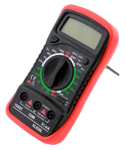 DIGITÁLNY MULTIMETER SPOTREBY MERAČ PRÚDOVÉHO NAPÄTIA LCD XL830L AG102D