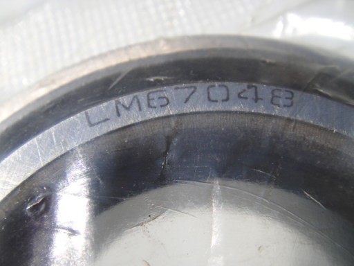 KUŽELÍKOVÉ LOŽISKO LM67048/10 31,75x59,13x15,87