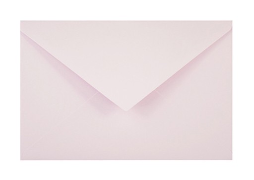 Dekoratívne obálky Keaykolour - C6 Pastel Pink, 5 ks