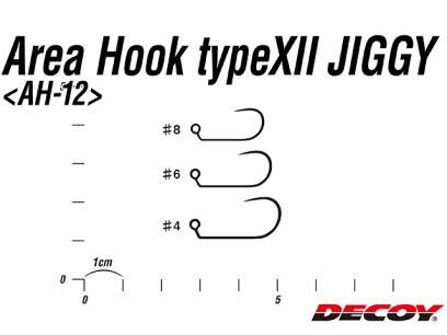 DECOY AH-12 AREA HOOK typ XII Jiggy bezhrotový 4
