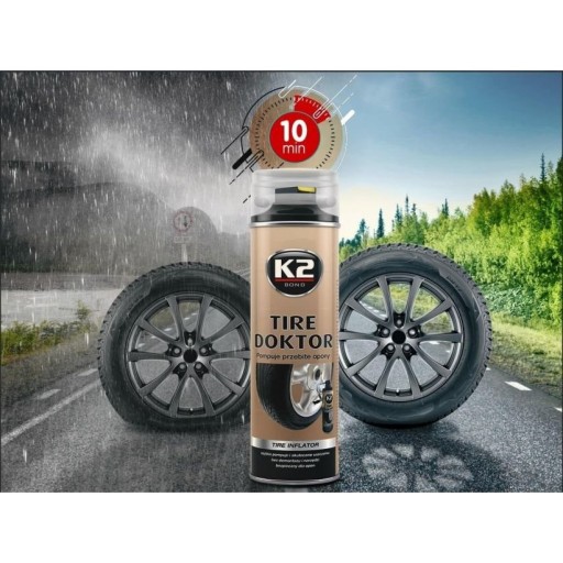K2 TYRE DOKTOR NÁHRADNÝ DISK 400ML PROSTRIEDOK na opravu pneumatík