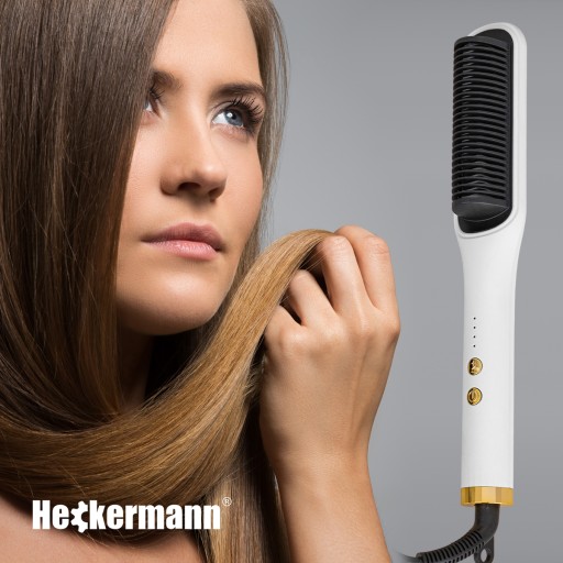 ŽEHLIČKA NA VLASY KERAMICKÁ HREBEŇOVÁ STYLINGOVÁ KEFA 2v1 45W