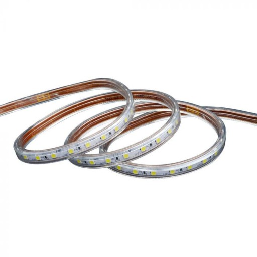 VODEODOLNÝ LED pás HADICA 8 Teplá 230V vonkajšia flexibilná 1M