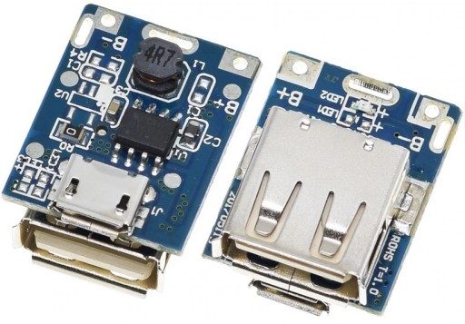 Nabíjačka step-up konvertor microUSB USB 1A 5V