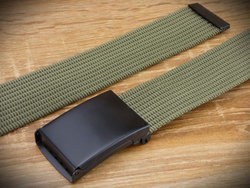 Dámsky a pánsky KHAKI WEBBING opasok, krátky, 115 cm