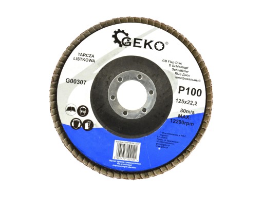 KOTOUČ KLAPKA 125MM P100 GEKO G00307