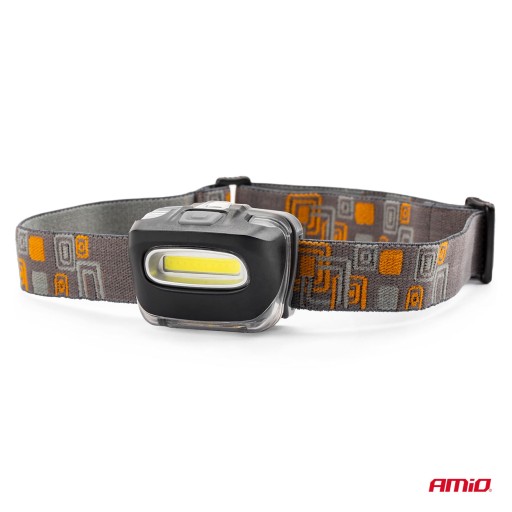 AMiO VÝKONNÁ HLAVOVÁ LAMPA COB LED HLAVNÁ LAMPA
