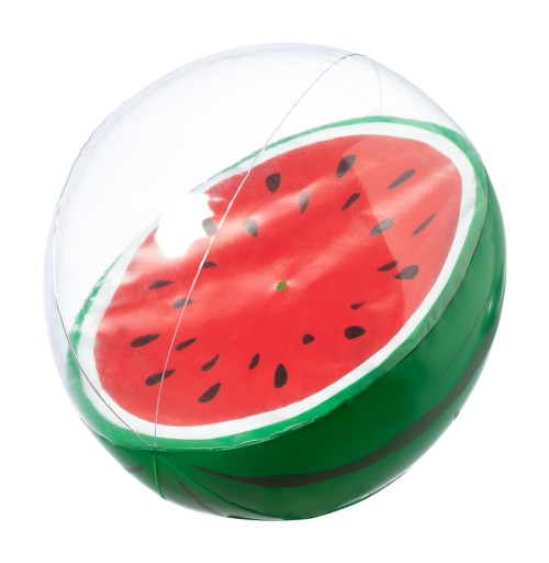 Plážová lopta s ovocnými motívmi Ø28cm jahoda