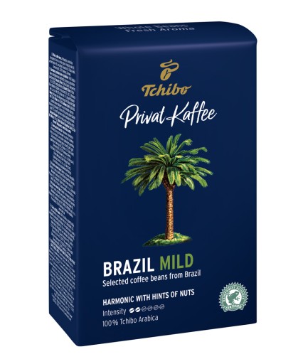 TCHIBO Privat Kaffee Brazil Jemná mletá káva 250g