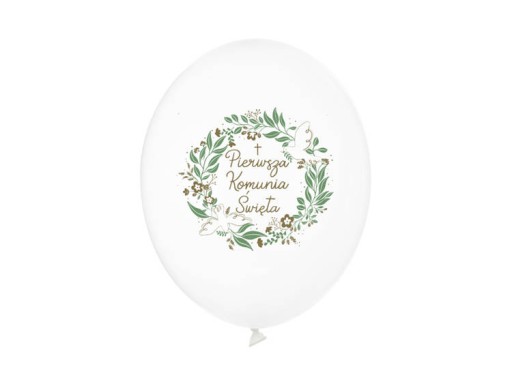 BALÓNKY PASTELOVÉ BIELE 30CM 6 KS PRVÉ SPOJENIE IHS