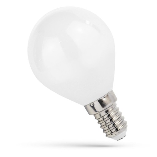 LED guľová žiarovka E-14 4W 4000K neutrálna biela