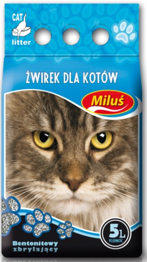 Miluś Bentonite Żwirek Standard Natural 5l