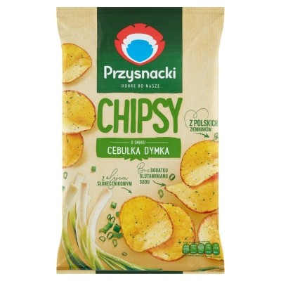 Przysnacki Cheddar chips s červenou cibuľou 125 g