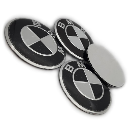 NÁLEPKA ZNAKU LOGO NÁLEPKA BMW 60 mm ČIERNA
