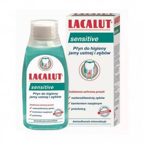 Lacalut Sensitive Oral Hygiene Liquid 300 ml