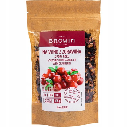 Sada na víno 4 SEASONS CRANBERRIES DRY BROWIN