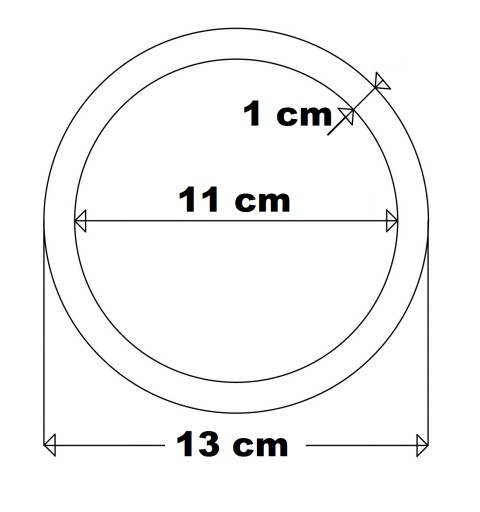 13 cm 1 ks kruhová základňa pre lapače snov