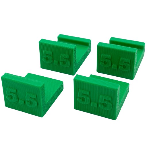 Dištančné podložky NA NASTAVENIE VPREDU, medzera 5,5mm, 4 ks