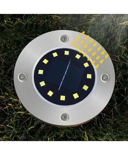 SOLÁRNE LED ZÁHRADNÉ SCHODISKO, NEUTRÁLNE, PLOCHÉ VJAZDNÉ, 16LED