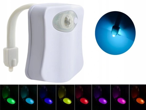 OSVETLENIE WC MISKY LED LAMPA 8 PL
