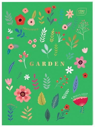 Zápisník Garden Interprint s mriežkou A4/60