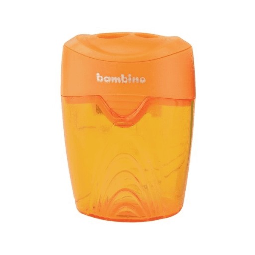 Dvojité orezávatko BAMBINO s farebnou nádobkou