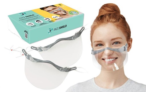 FACE SHIELD mini šilt na ústa a nos 2 ks