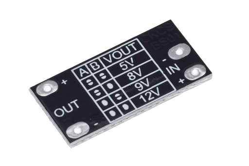 Mini STEP-UP prevodník 3,7V na 5V/8V/9V/12V