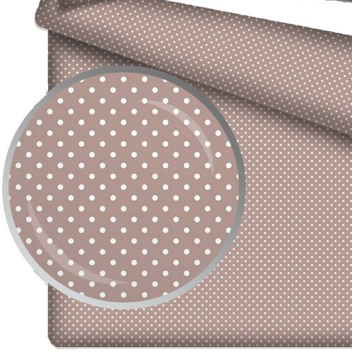 Bavlnená plachta 40x90 do kolísky s gumičkou, bodky grokaw