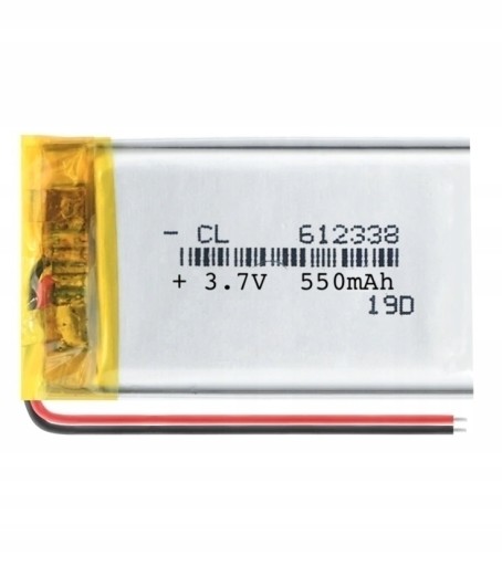 Batéria 550mAh 3,7V Li-Poly PCM batéria