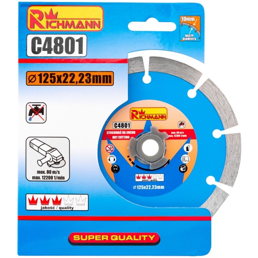 C4801 DIAMANTOVÝ DISK 125 MM RICHMANN