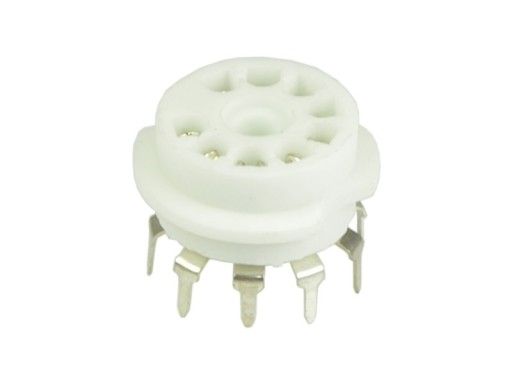 ZÁSUVKA KERAMICKÁ 9PINOVÁ PCB8 NOVAL 12AX7 12AT7