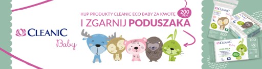 3x utierky Cleanic baby ECO Pure Water 50 ks.