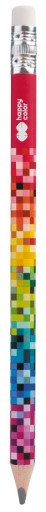 Jumbo trojuholníková ceruzka na učenie sa písať 2B PIXI Happy Color 1 ks
