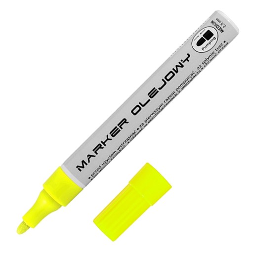 TOMA OIL MARKER 420 okrúhly žltý