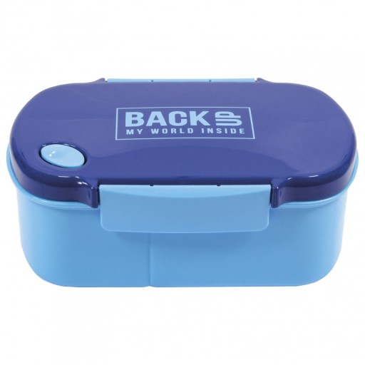 LUNCHBOX 500ml BLUE BPA FREE s priehradkami