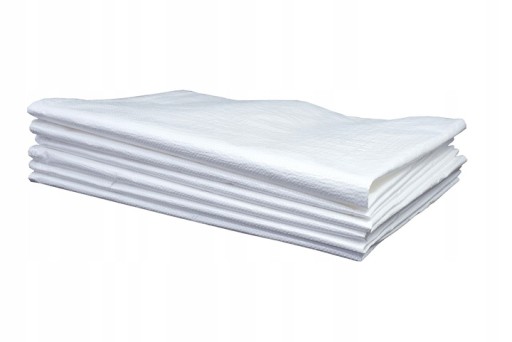 Biela PP taška 60x105 pevná 80g/m2 - 10 ks.