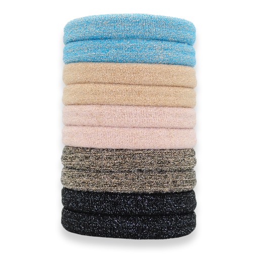 3x VLASOVÉ GUMOVÉ REBRÍKY FARBA ELASTICKÉ SILNÉ BEZ KĹBOV PONY BRIDGE