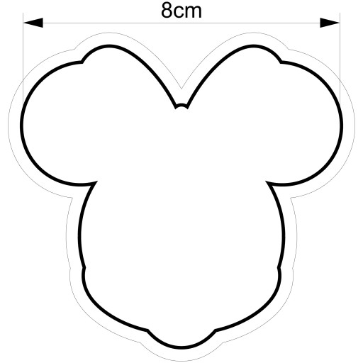 Vykrajovač na sušienky Minnie Mouse 3 8 cm