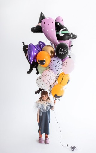 Balónové dekorácie Halloweenske dekorácie pre deti x6