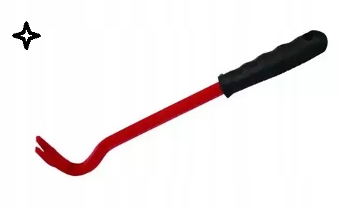 DEDRA Páčidlo s gumenou rukoväťou 300mm 380g 13L130