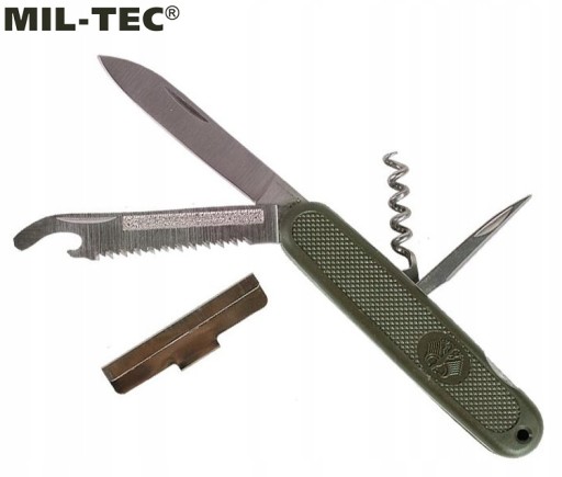 Vreckový nôž Mil-Tec German Old Style Army Bundeswehr Olivový zatvárací nôž
