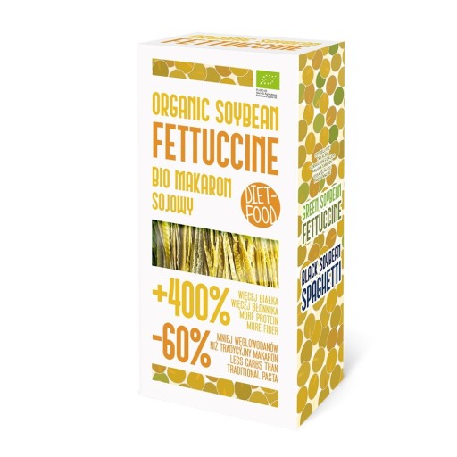 BEZLEPKOVÉ sójové cestoviny Fettuccine BIO 200g - Diétne jedlo