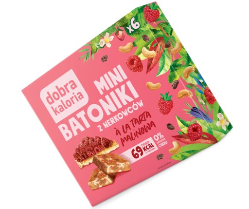 Zdravé tyčinky MINI malinový koláč DOBRÉ KALÓRIE