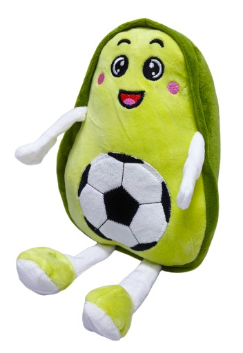 AVOKÁDOVÝ MASKOT PLYŠOVÝ VANKÚŠ 30cm EURO 2024