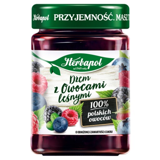 Herbapol džem z lesného ovocia 280g