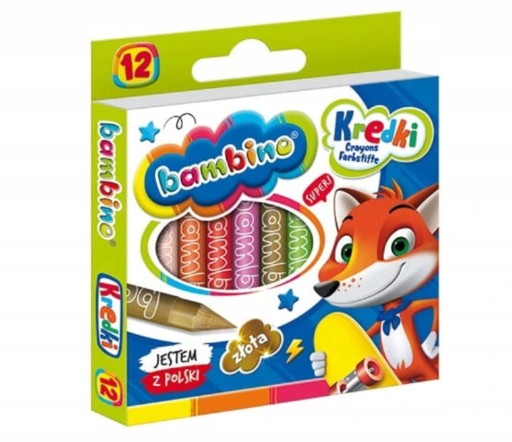BAMBINO CARYONS 12 FAREBNÝCH KAOLÍNOVÝCH HLIN