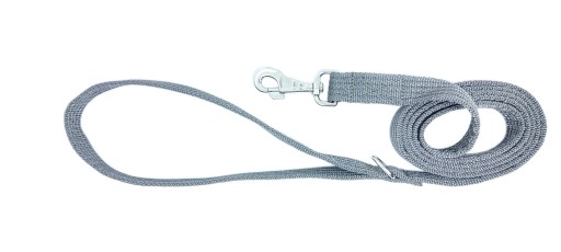 Vodítko pre stredne veľké psy 200 cm ŠEDÉ
